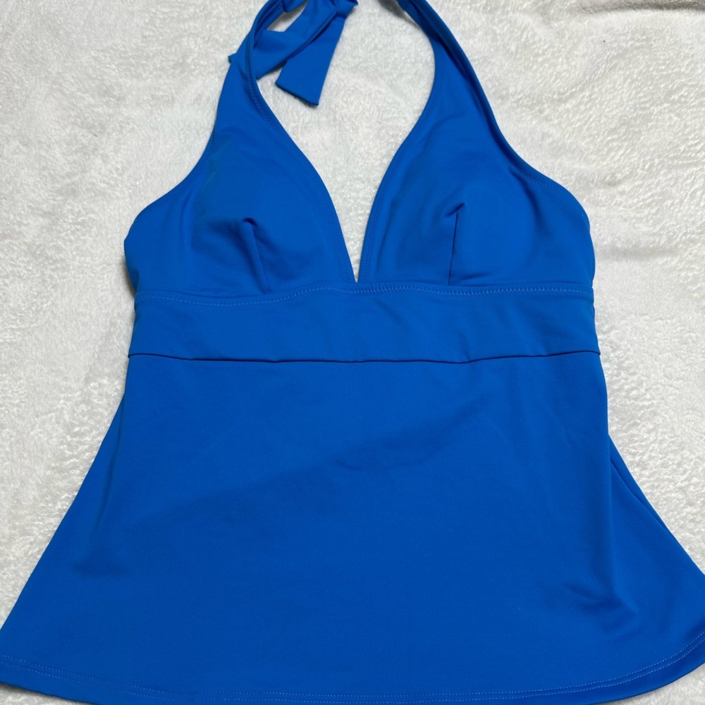 Tommy Bahama Blue Halter Bikini Top
